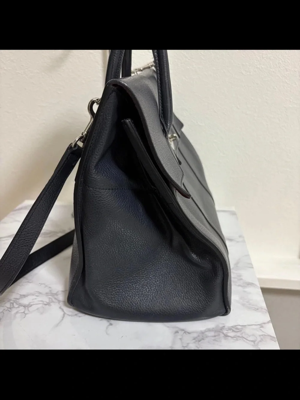 Mulberry structured satchel